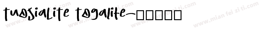 TuoJiaLiTe Togalite字体转换